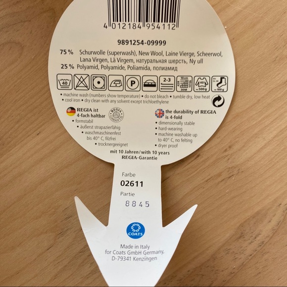 Regia self-striping sock yarn - Picture 3 of 3